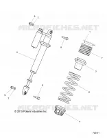 SUSPENSION, AMORTISSEUR AVANT MOUNTING