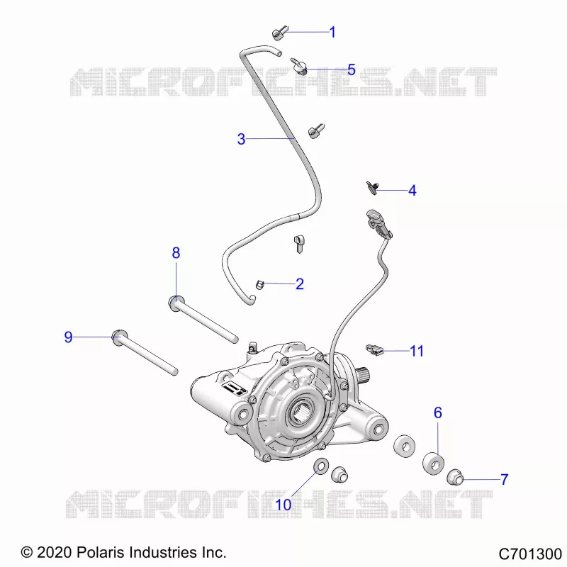 SYSTÃˆME DE TRANSMISSION, FRONT GEARCASE MOUNTING