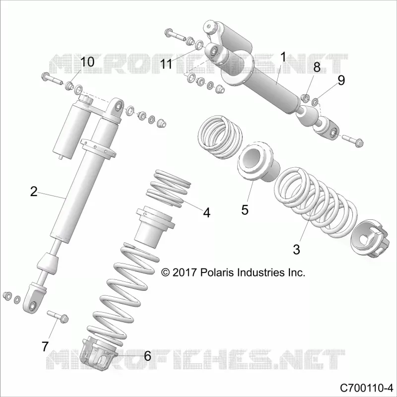 SUSPENSION, AMORTISSEUR AVANT MOUNTING