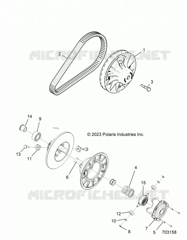 SYSTÃˆME DE TRANSMISSION, SECONDARY CLUTCH