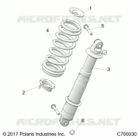 SUSPENSION ARRIERE SHOCK MOUNTING