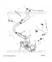 FUEL SYSTEM, RAIL, LINES AND CORPS DE PAPILON