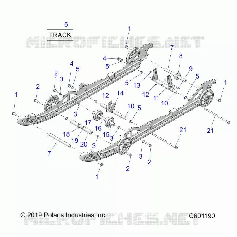 SUSPENSION ARRIERE AND TRACK
