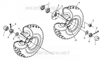 ROUE INTERMEDIAIRE BIG BOSS 6X6 400L W97AE38A (4940814081C004)