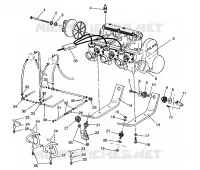 SUPPORT MOTEUR Storm/0930782 and Storm SKS/0930582 (4923032303025A)