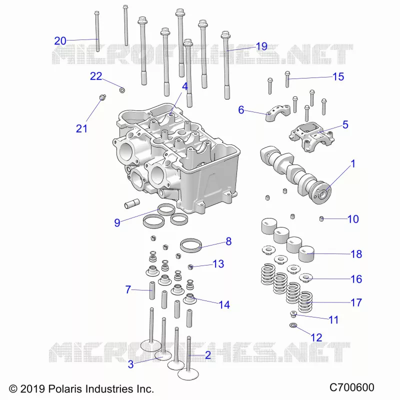CYLINDRE HEAD AND VALVES