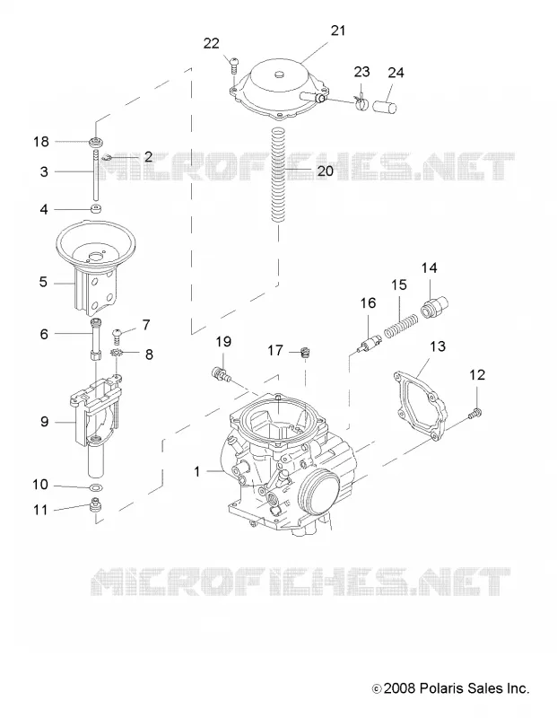 MOTEUR, CARBURATEUR, UPPER