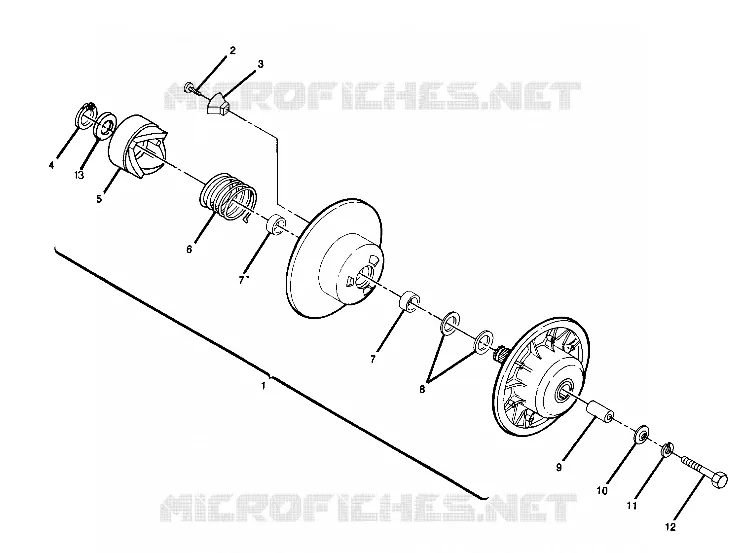 EMBRAYAGE DE TRANSMISSION ASSEMBLY (4916361636031A)