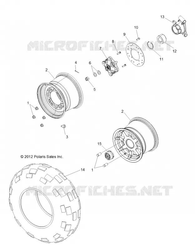 ROUES, REAR