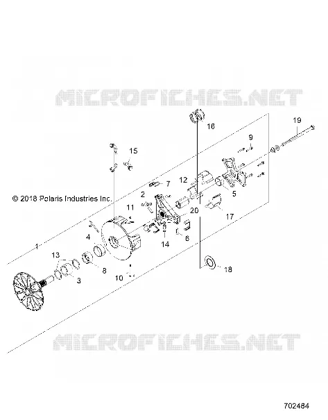 SYSTEME DE TRANSMISSION, PRIMARY CLUTCH