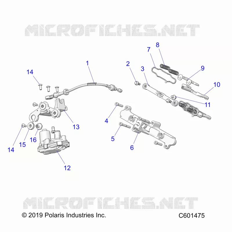 ENGINE, VALVE D'ECHAPPEMENT ASM. AND ACTUATOR