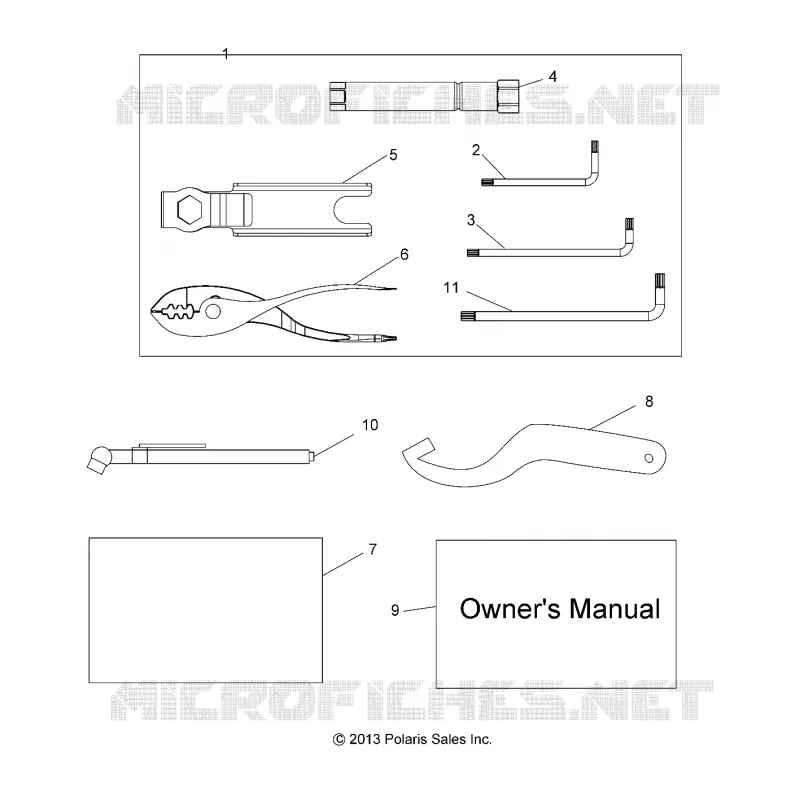 REFERENCES, OUTILS and MANUEL DU PROPRIETAIRE