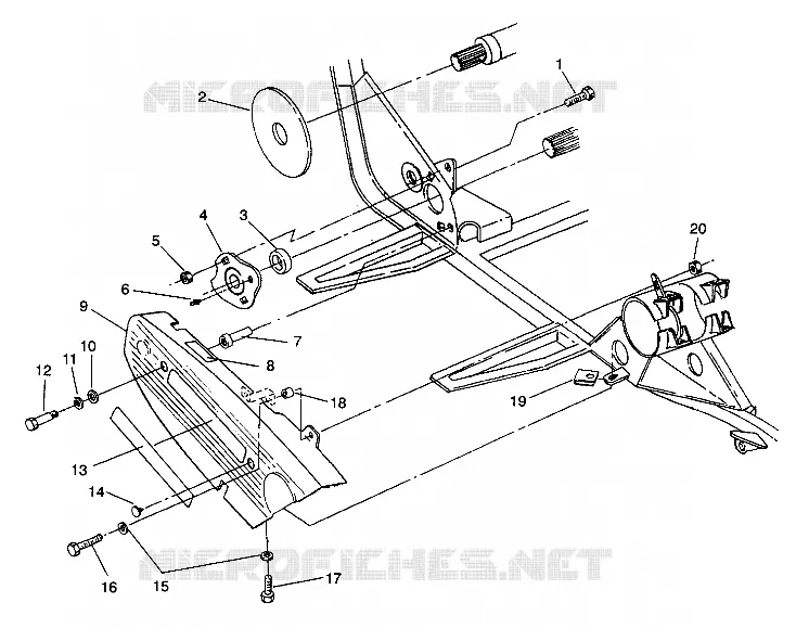 COUVERCLE DE CHAINEE ASSEMBLY 4X4 350L W938139 (4924052405029A)