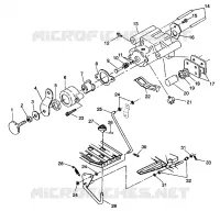 FREIN ARRIERE/FOOT PEDAL ASSEMBLY Trail Blazer W937221 (4924082408023A)