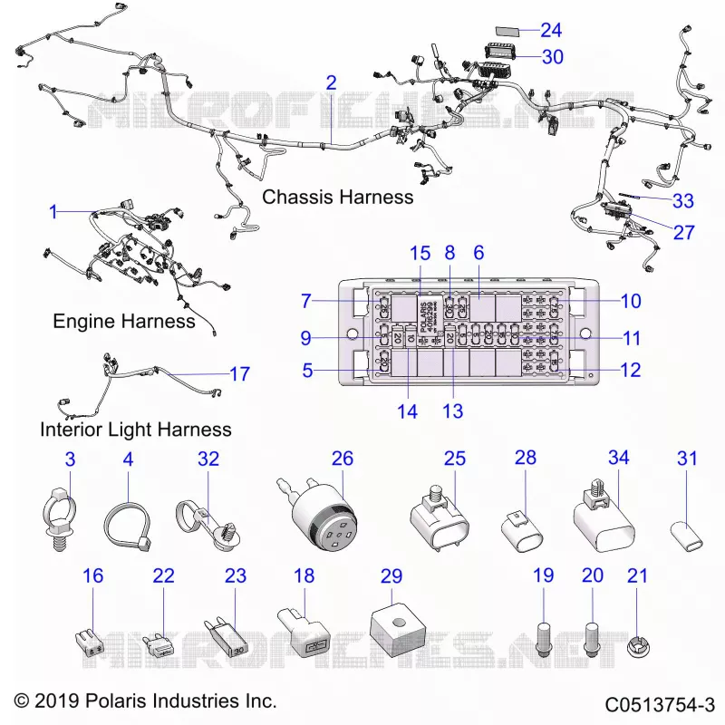 ELECTRICITE, WIRE HARNESS