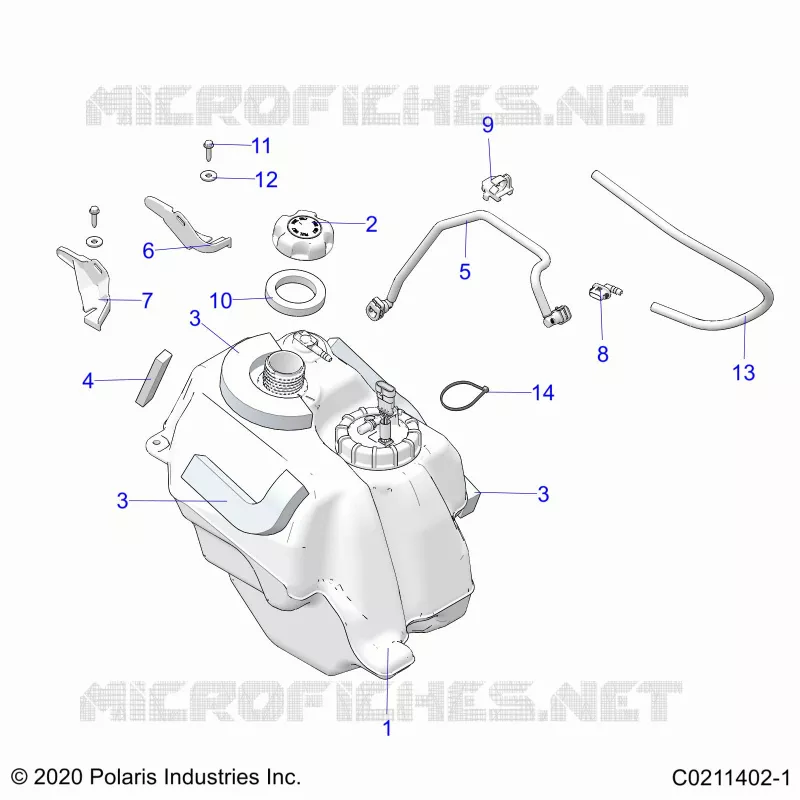 SYSTÃˆME D'ALIMENTATION, FUEL TANK ASM.