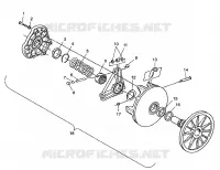 EMBRAYAGE DE TRANSMISSION 500 INDY 0982764(A)(B) AND EUROPEAN 500 INDY E982764A (4942104210C003)