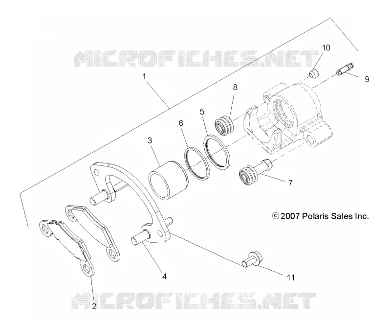 FREIN ARRIERE CALIPER