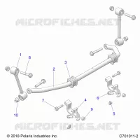 SUSPENSION, FRONT BARRE STABILISATRICE