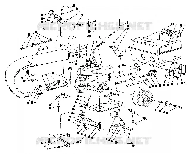 SUPPORT MOTEUR (TRAIL) (4910941094019A)