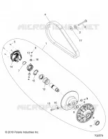 SYSTÃˆME DE TRANSMISSION, SECONDARY CLUTCH