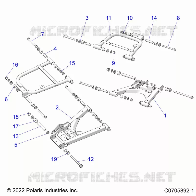 SUSPENSION ARRIERE CONTROL ARMS