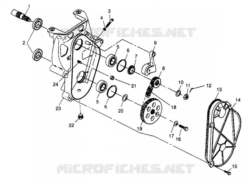 CARTER DE CHAINEE XLT 0970756, XLT SKS 0970556, AND XLT RMK 0970956 (4937693769B009)