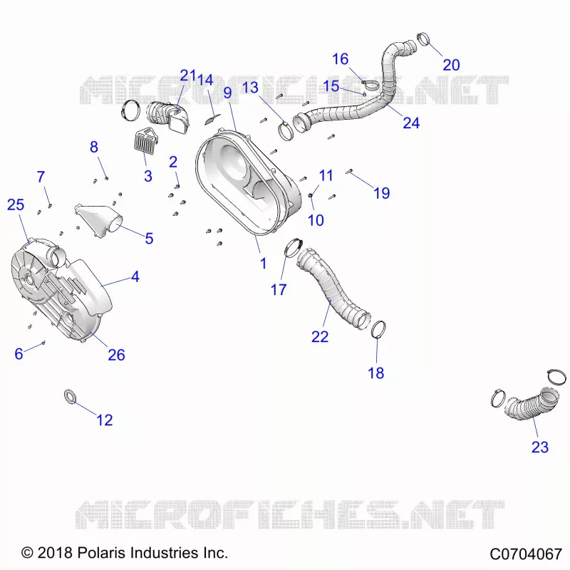 SYSTÃˆME DE TRANSMISSION, CLUTCH COVER AND DUCTING