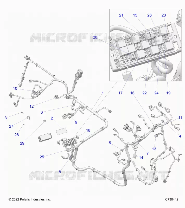 ELECTRICITE, WIRE HARNESS