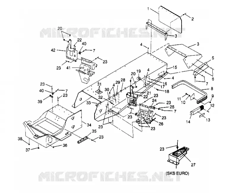 TUNNEL  500 EFI 0952774, EFI SKS 0952574,   EFI SKS PT 0952974, AN (4929052905A006)