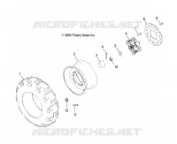 ROUES, FRONT TIRE AND BRAKE DISC