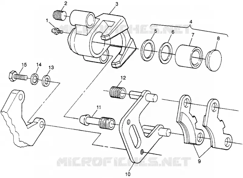 FRONT FREIN XPLORER 400L W97CC38C (4939753975B007)