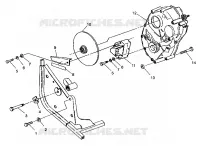 PONT/FREIN ARRIERE MOUNTING