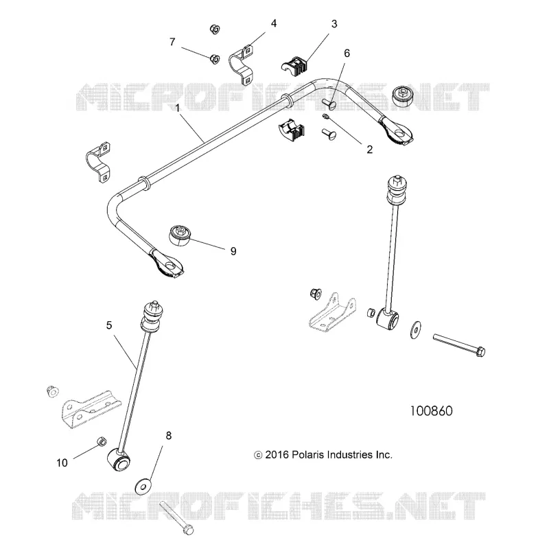 BARRE STABILISATRICE, REAR