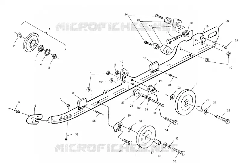 FIXATION RAIL (SUSPENSION)