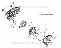 MOTEUR, STATOR and VOLANT MOTEUR