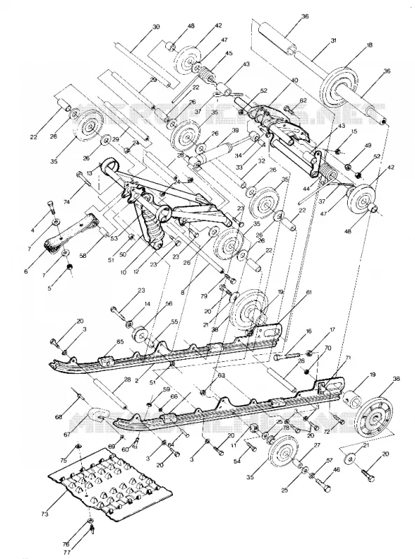 SUSPENSION 400 AND 650 (4914131413015A)