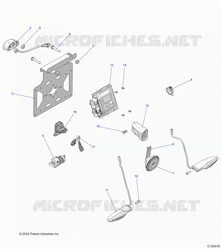 ELECTRICITE, SWITCHES, HORN AND ECM