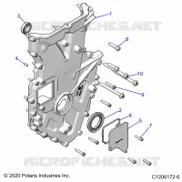 MOTEUR, FRONT COVER