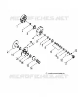 SYSTÃˆME DE TRANSMISSION, SECONDARY CLUTCH