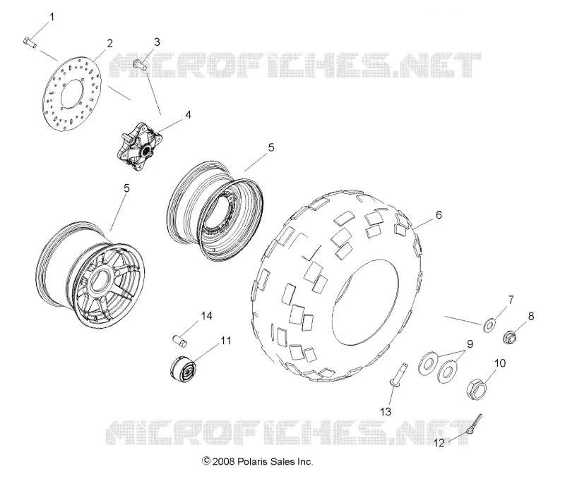 ROUES, REAR