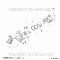 FREIN AVANT CALIPER