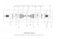 DRIVE TRAIN, ARBRE DE TRANSMISSION, REAR