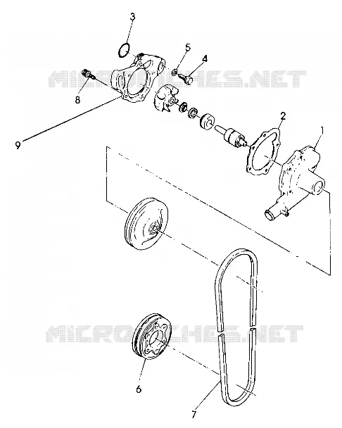 POMPE A EAU 440 XCR (4921352135040A)