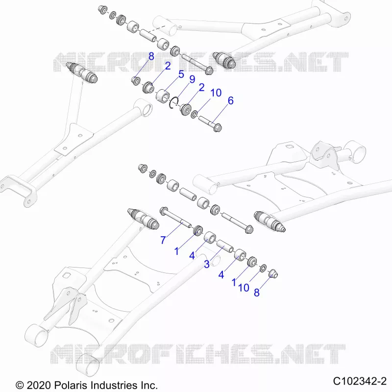 SUSPENSION ARRIERE CONTROL ARM, MOUNTING