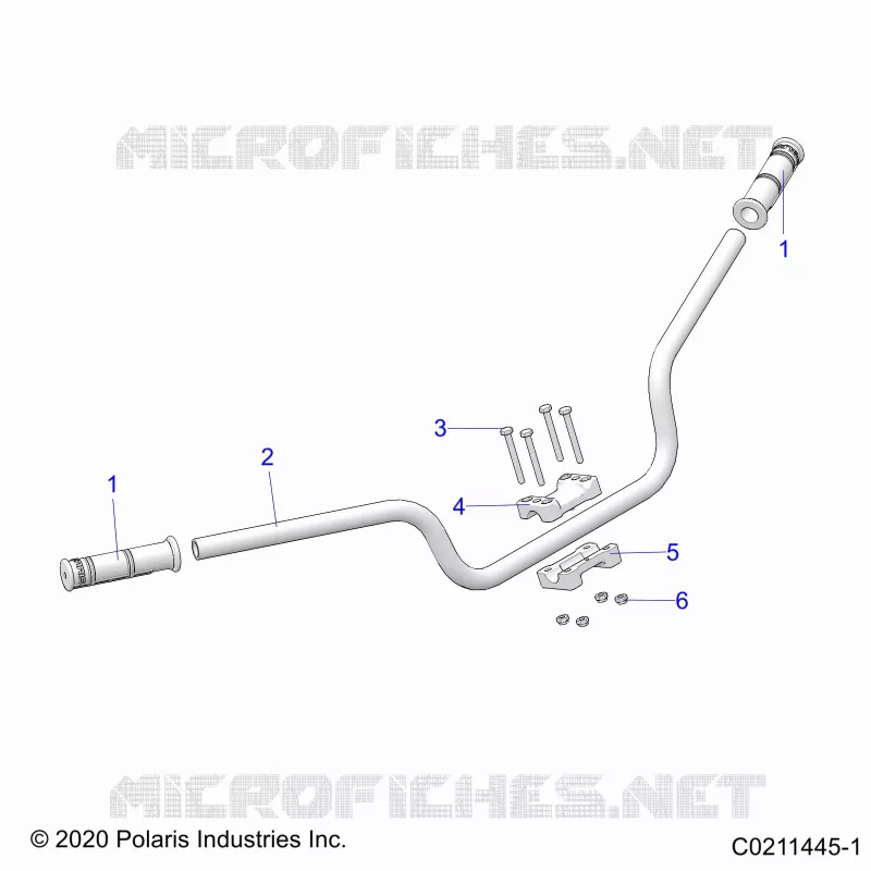 DIRECTION, HANDLEBAR- A24SXD95A9 (C0211445-1)