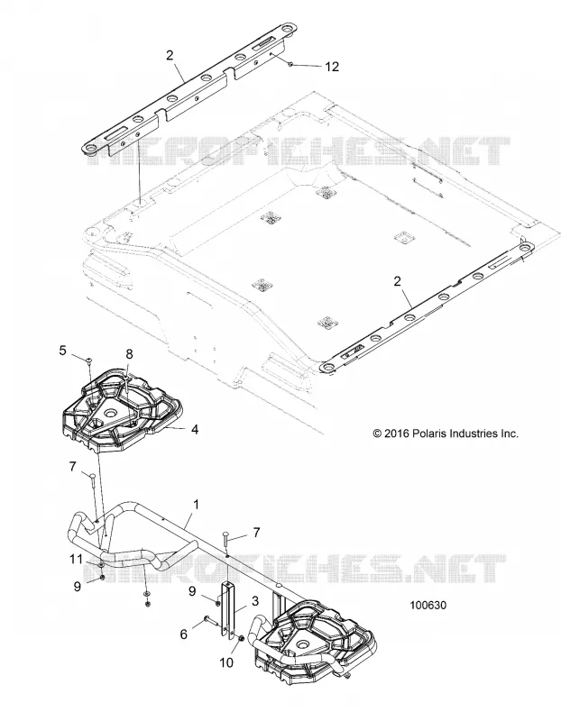PORTE BAGAGES ARRIERE AND BOX SIDE RAILS
