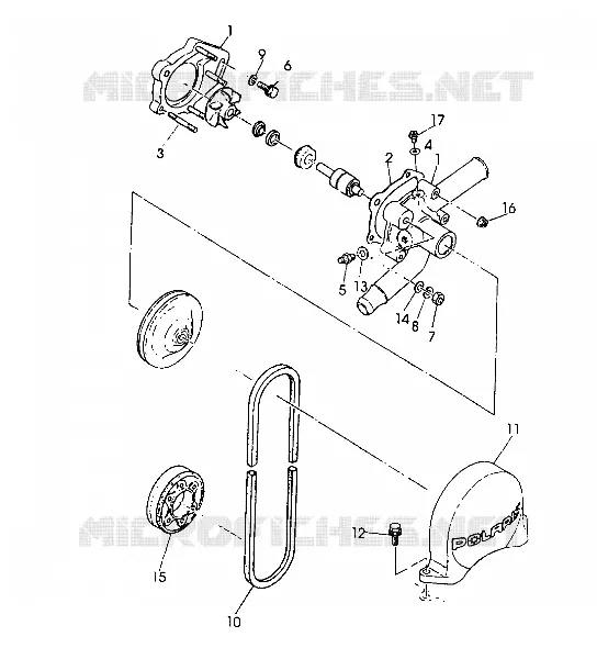 POMPE A EAU ASSEMBLY RXL/RXL SKS (4921322132040A)