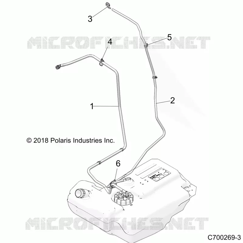 BODY, CARBURANT LINES, STD.