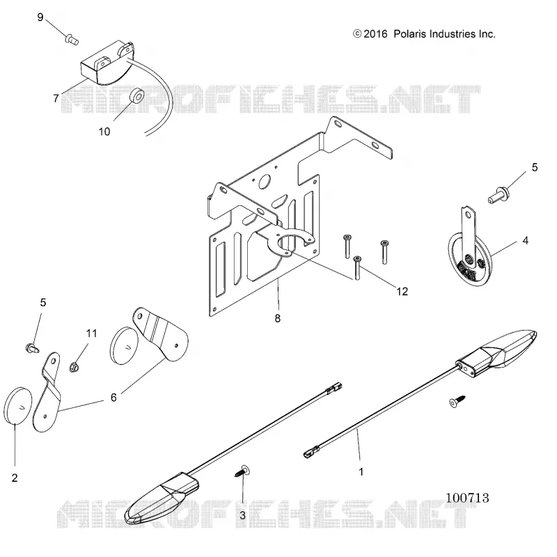 CLIGNOTANTSS, HORN and LICENSE PLATE LIGHT